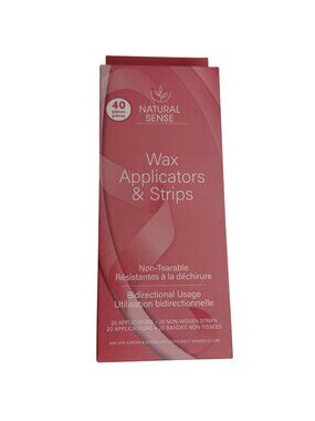 Wax Applicators and Strips 40pc Hair Removal Kit Non Woven